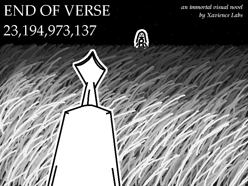 END OF VERSE promotional art